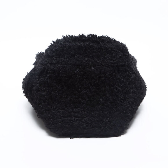 Balenciaga Everyday 2.0 2-way fur boa handbag, black, WS12056